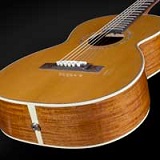 Parlor Guitar Quarter Front